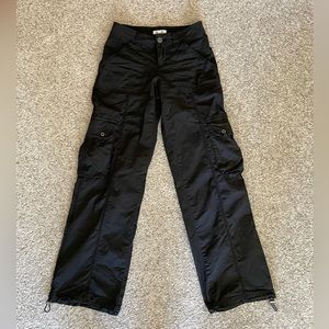black cargo pants